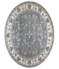 Rizzy Home Valintino Gray VN9658 8 ft. Round Rug