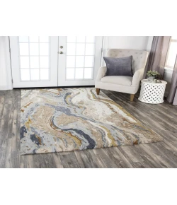 Rizzy Home Vogue VOG110 Beige Area Rug 5 ft. X 8 ft. Rectangle