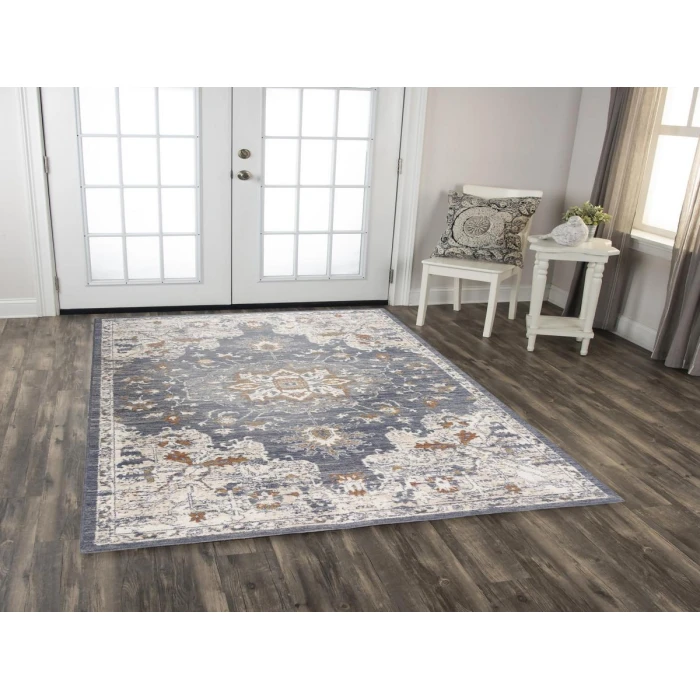 Rizzy Ventura VRA750 Blue Area Rug