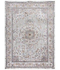 Rizzy Home Westchester Gray/Multi WES855 3 ft. 11 in. X 5 ft. 6 in. Rectangle Rug