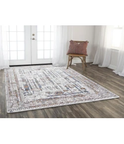Rizzy Home Westchester WES857 Ivory/Multi Area Rug 3 ft. 11 in. X 5 ft. 6 in. Rectangle