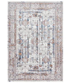 Rizzy Home Westchester WES857 Ivory / Multi Area Rug 7 ft. 8 in. X 9 ft. 10 in. Rectangle