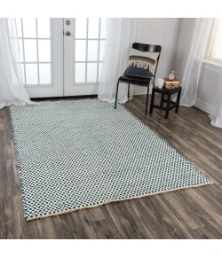 Rizzy Home Windsor WIN102 Blue Area Rug 8 ft. 6 in. X 11 ft. 6 in. Rectangle