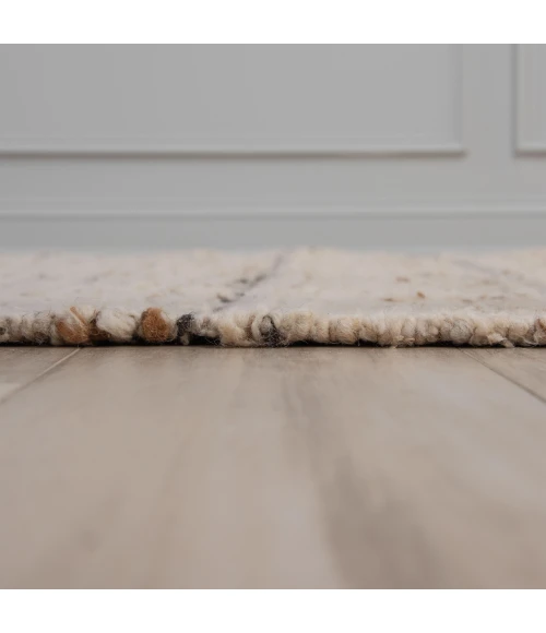 Rizzy Home Aspen Ivory/Brown ASP204 5 ft. X 7 ft. 6 in. Rect. Rug