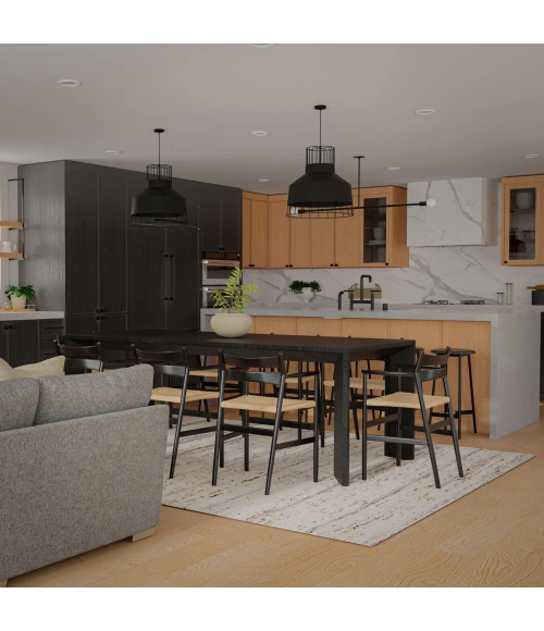 Rizzy Home Aspen Ivory/Brown ASP204 5 ft. X 7 ft. 6 in. Rect. Rug