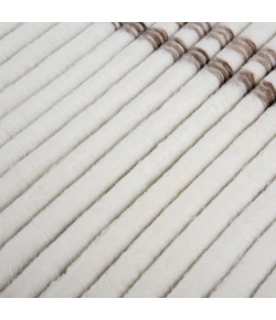 Rizzy Home Dream Ivory/Brown DRM243 5 ft. X 7 ft. 6 in. Rect. Rug