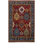 Rizzy Home Envision Red/Blue ENV801 9 ft. X 12 ft. Rect. Rug