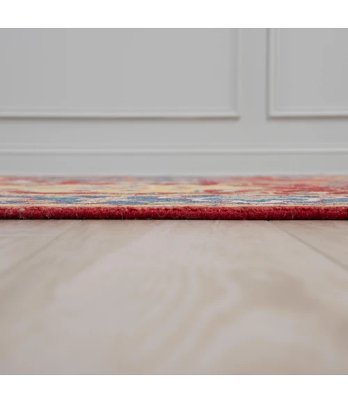 Rizzy Home Envision Red/Blue ENV801 8 ft. X 10 ft. Rect. Rug
