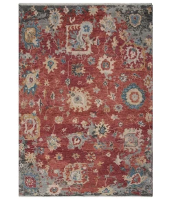 Rizzy Home Hallmark Red HAL240 10 ft. X 14 ft. Rect. Rug