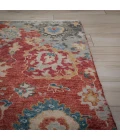 Rizzy Home Hallmark Red HAL240 8 ft. X 10 ft. Rect. Rug