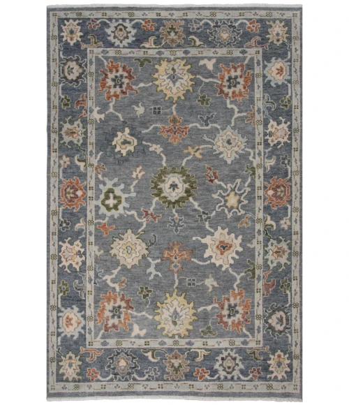 Rizzy Home Hallmark Gray/Dk.Gray HAL665 8 ft. X 10 ft. Rect. Rug