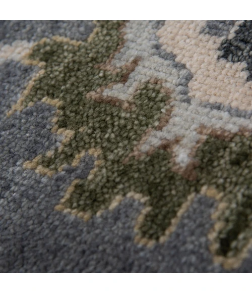 Rizzy Home Hallmark Gray/Dk.Gray HAL665 8 ft. X 10 ft. Rect. Rug