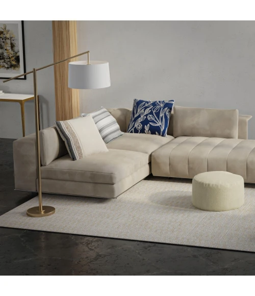 Rizzy Home Manhattan Beige MAH703 8 ft. X 10 ft. Rect. Rug