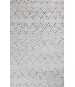 Rizzy Home Posh White/Gray PSH001 8 ft. X 10 ft. Rect. Rug