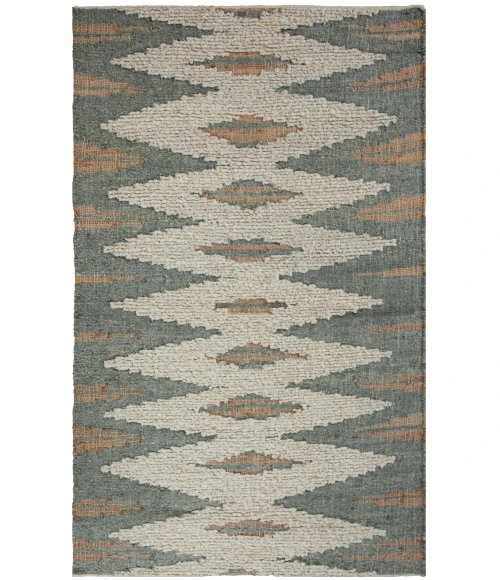 Rizzy Home Tundra Green/Ivory TUN205 8 ft. X 10 ft. Rect. Rug