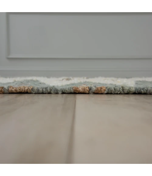 Rizzy Home Tundra Green/Ivory TUN205 8 ft. X 10 ft. Rect. Rug