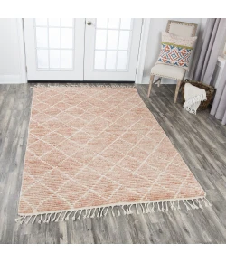 Rizzy Home Berkley BK989A Natural / L. Rust Area Rug 8 ft. 9 X 11 ft. 9 Rectangle