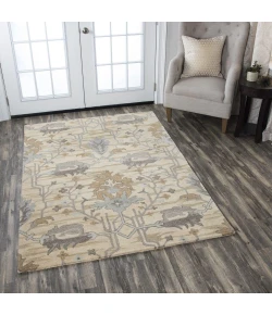 Rizzy Home Valintino VN610A Beige / Gray Area Rug 8 ft. X 10 ft. Rectangle