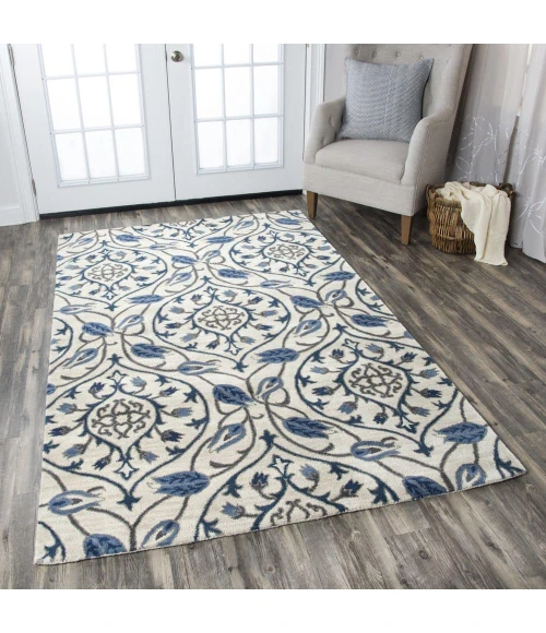 Rizzy Valintino Area Rug VN9522 10' x 14' ivory