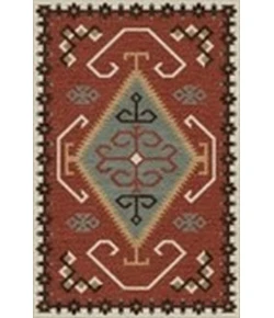 Rizzy Home Mesa MZ166B Red Area Rug 8 ft. X 11 ft. Rectangle
