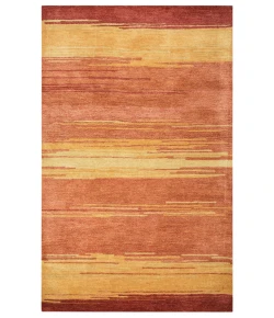 Rizzy Home Mojave MV3163 Red Area Rug 3 ft. 6 X 5 ft. 6 Rectangle