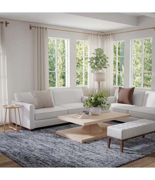 Rizzy Home Zag Gray ZAG105 5 ft. X 7 ft. 6 in. Rect. Rug