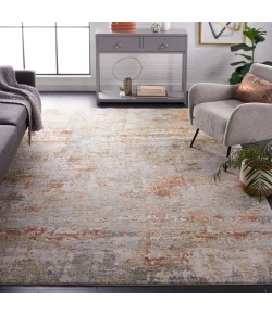 Safavieh Adrianna ADN200 Blue / Rust 9' X 12' Rectangle Area Rug