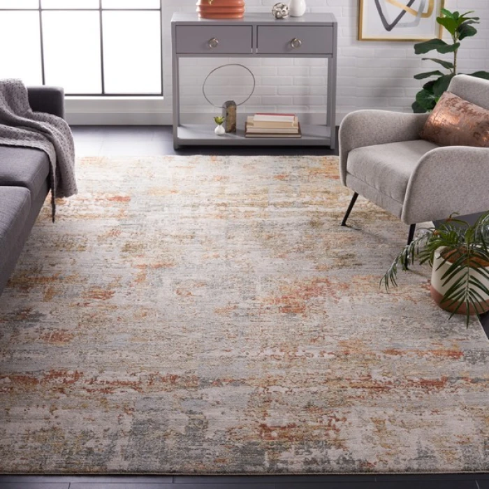 Safavieh Adrianna ADN200 Blue / Rust 9' X 12' Rectangle Area Rug