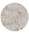 Safavieh Adrianna ADN200 Blue / Rust 6'-7" X 6'-7" Round Area Rug