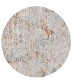 Safavieh Adrianna ADN200 Blue / Rust 6'-7" X 6'-7" Round Area Rug