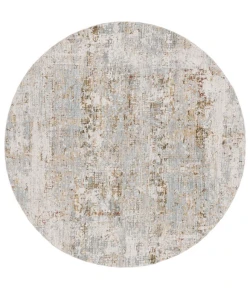 Safavieh Adrianna ADN202 Blue / Gold 6'-7" X 6'-7" Round Area Rug