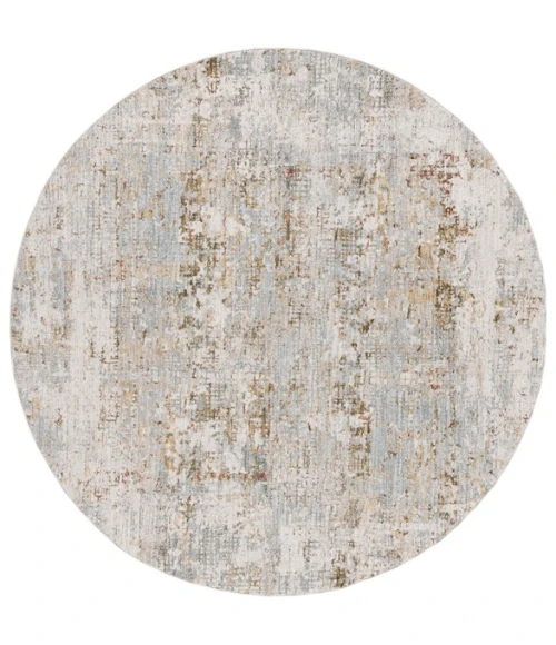 Safavieh Adrianna ADN202 Blue / Gold 6'-7" X 6'-7" Round Area Rug
