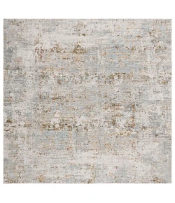 Safavieh Adrianna ADN202 Blue / Gold 6'-7" X 6'-7" Square Area Rug