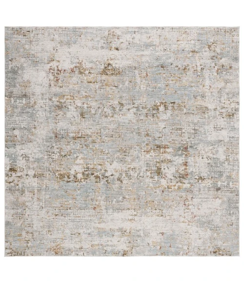 Safavieh Adrianna ADN202 Blue / Gold 6'-7" X 6'-7" Square Area Rug