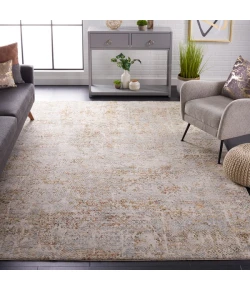 Safavieh Adrianna ADN206 Blue / Gold 6'-7" X 6'-7" Square Area Rug