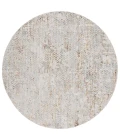 Safavieh Adrianna ADN206 Blue / Gold 6'-7" X 6'-7" Round Area Rug