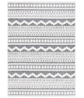 Safavieh Alamo ALM716 Charcoal / Ivory 4' X 6' Rectangle Area Rug