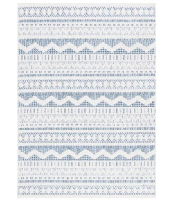 Safavieh Alamo ALM716 Blue / Ivory 9' X 12' Rectangle Area Rug