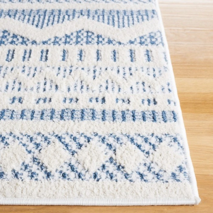Safavieh Alamo ALM716 Blue / Ivory 9' X 12' Rectangle Area Rug