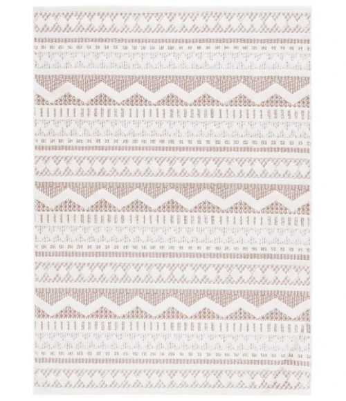 Safavieh Alamo ALM716 Taupe / Ivory 4' X 6' Rectangle Area Rug