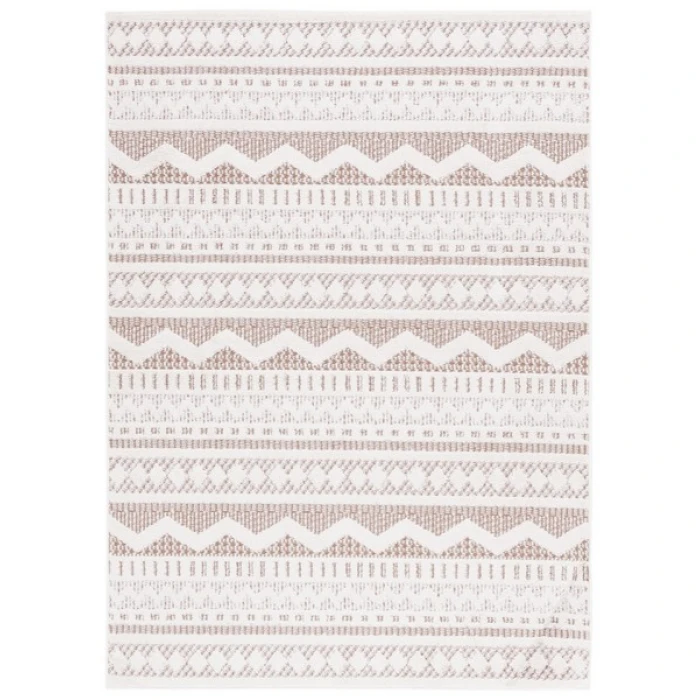 Safavieh Alamo ALM716 Taupe / Ivory 5'-3" X 7'-6" Rectangle Area Rug