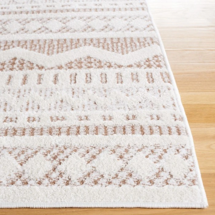 Safavieh Alamo ALM716 Taupe / Ivory 5'-3" X 7'-6" Rectangle Area Rug