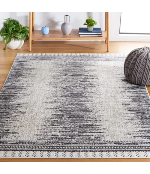 Safavieh Alamo ALM732 Grey / Charcoal 4' X 6' Rectangle Area Rug