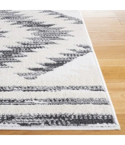 Safavieh Alamo ALM737 Ivory / Charcoal 6'-7" X 6'-7" Square Area Rug