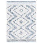 Safavieh Alamo ALM737 Ivory / Blue 4' X 6' Rectangle Area Rug