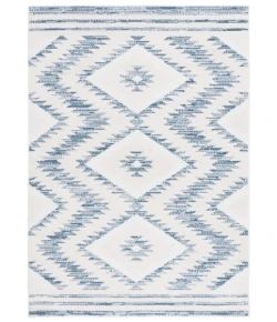 Safavieh Alamo ALM737 Ivory / Blue 8' X 10' Rectangle Area Rug