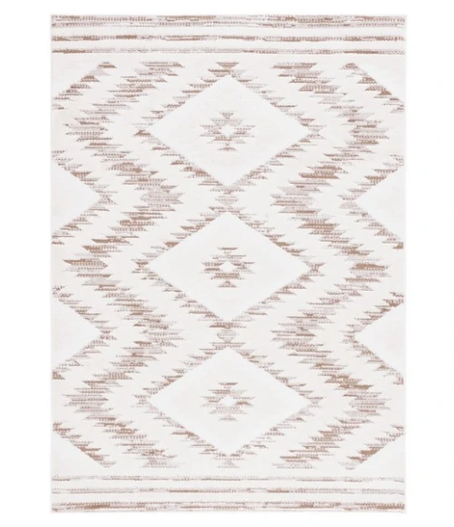 Safavieh Alamo ALM737 Ivory / Taupe 5'-3" X 7'-6" Rectangle Area Rug