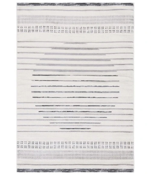 Safavieh Alamo ALM774 Ivory / Grey 4' X 6' Rectangle Area Rug