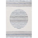 Safavieh Alamo ALM775 Ivory / Navy 4' X 6' Rectangle Area Rug