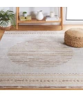 Safavieh Alamo ALM775 Ivory / Brown 4' X 6' Rectangle Area Rug